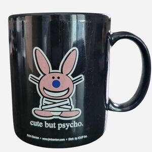 Jim Benton | Y2K Vintage Cute But Psycho Happy Bunny Coffee Mug